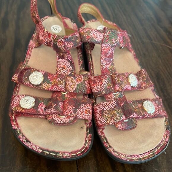 Alegria size 41 sandals great for being on your feet all day boho floral… - Picture 1 of 12